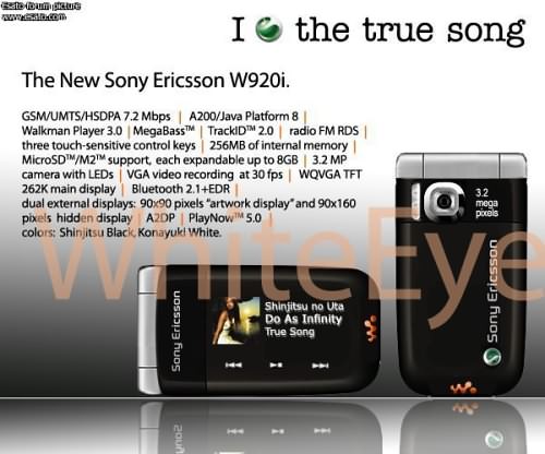 Sony Ericsson W920i Tomiko
